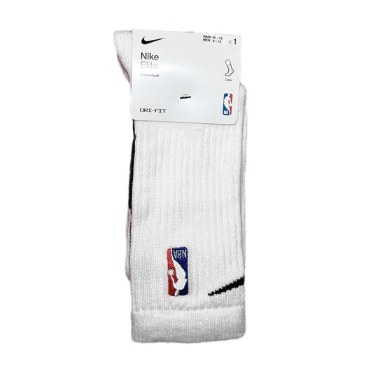 Nike Elite Basketball NBA Crew Socks (White)