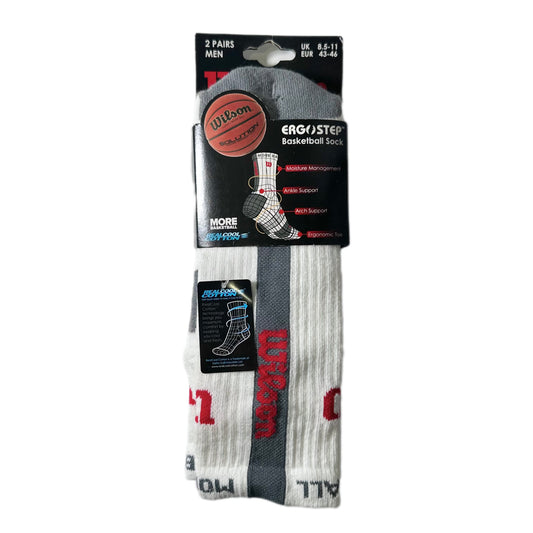 Wilson Basketball Crew Socks (2 Pair Pack)